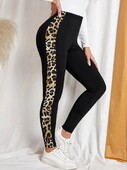 Ženske uske tajice s leopard printom prikladne su za sportove na otvorenom Elastične hlače Odjeća udobna i vrlo elastična