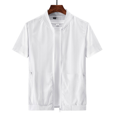 Vasarinė vyrų tinklinė tuščiavidurė liemenė, kvėpuojanti lauko sportinė paltai Aukštos kokybės dizaino laisvalaikio liemenė vyrams