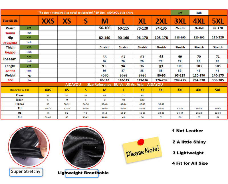 Plusz méretű műbőr PU leggings fényes szövet fekete lányok spandex szövet Pleather leggings rugalmas magas derekú Jegging