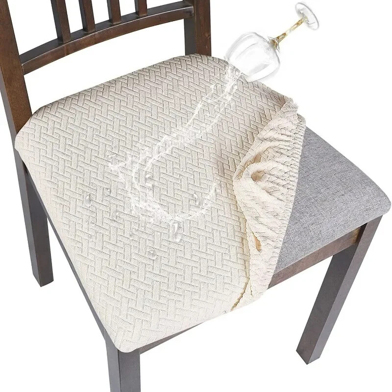 Vízálló poliészter bár üléshuzat Hotel bankett étterem Kis méretű üléshuzat Egyszínű nappali üléshuzat