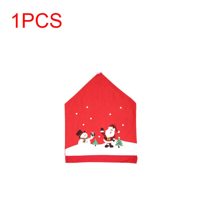 1-10 db Karácsonyi Mikulás sapka székhuzat Karácsonyi dekorációs asztal Újév 2023 Dísz otthonra Navidad Noel karácsonyi ajándék