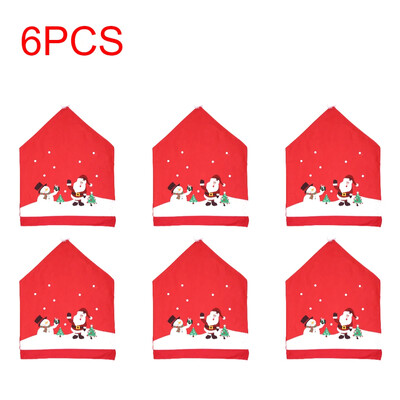 1-10 db Karácsonyi Mikulás sapka székhuzat Karácsonyi dekorációs asztal Újév 2023 Dísz otthonra Navidad Noel karácsonyi ajándék