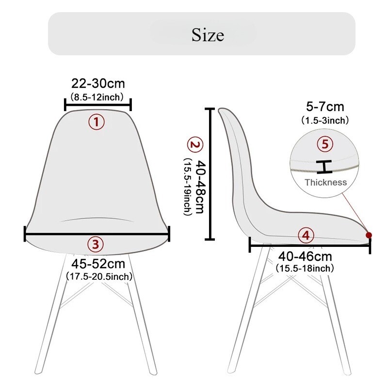 Velvet Shell krēsla pārvalks vienkrāsains, elastīgs ziemeļu apaļais krēslu pārvalks Elastīgs ēdamistabas sēdekļa pārvalks Mājas viesnīcas ballītes bankets 2024