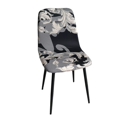 Zebra Stripes Shell kėdžių užvalkalai Nordic Spausdinti Atlošo Kėdės Užvalkalai Namų Barui Viešbučio Vakarėlis Stretch Kokybiškas valgomojo sėdynės užvalkalas