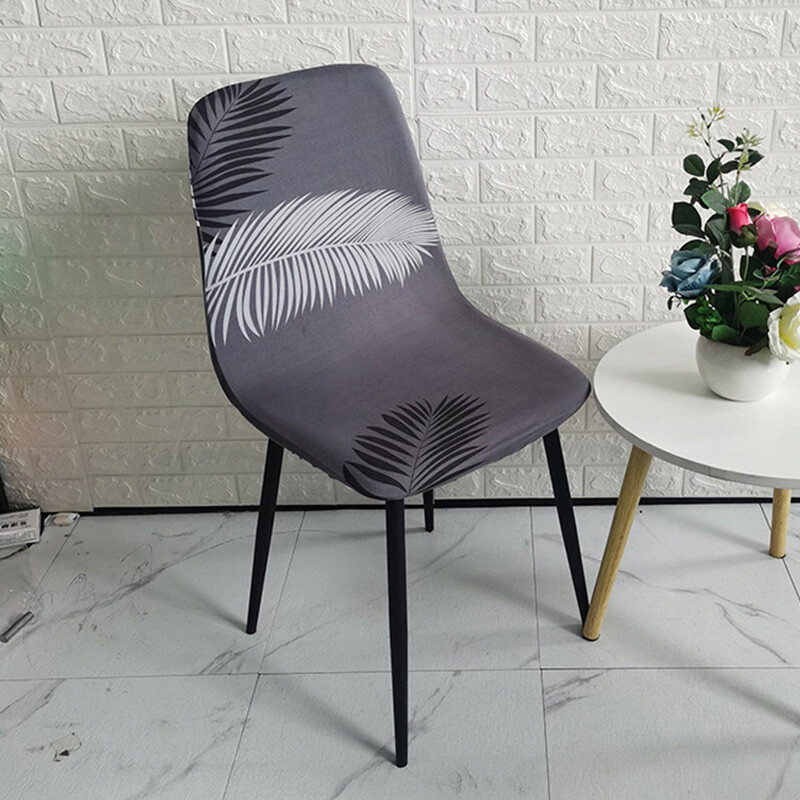 Zebra Stripes Shell kėdžių užvalkalai Nordic Spausdinti Atlošo Kėdės Užvalkalai Namų Barui Viešbučio Vakarėlis Stretch Kokybiškas valgomojo sėdynės užvalkalas