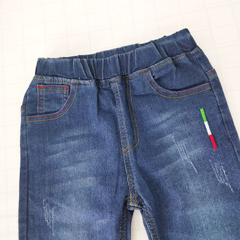 IEENS Kids Slim Jeans Teens Boy Casual Παντελόνι Παιδικό ελαστικό παντελόνι μέσης 4-11 ετών Fashion Μονόχρωμο ίσιο τζιν παντελόνι