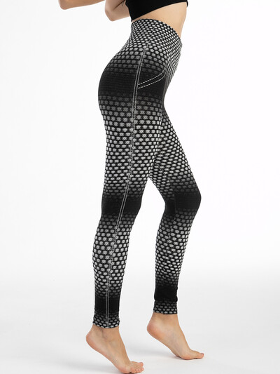 CUHAKCI treniņš Skriešana Push Up Slaidas Sievietes Legingi Ar caurumu apdrukas bikses Mākslīgās džinsa džinsi ar augstu vidukli elastīgas bikses Fitness Sports