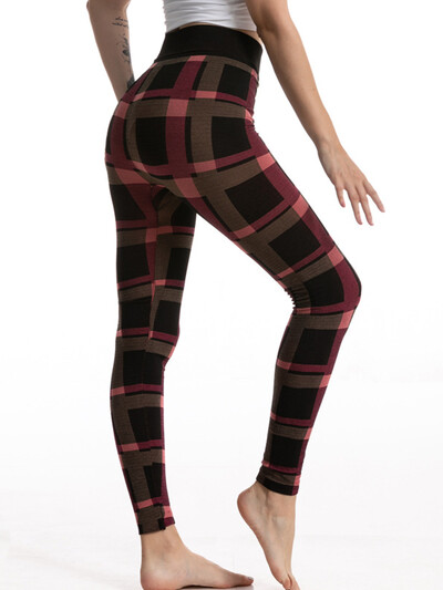 CUHAKCI treniņš Skriešana Push Up Slaidas Sievietes Legingi Ar caurumu apdrukas bikses Mākslīgās džinsa džinsi ar augstu vidukli elastīgas bikses Fitness Sports