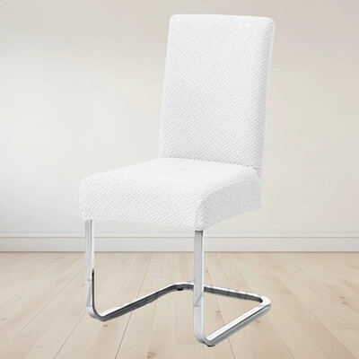 Vastag Jacquard háttámla székhuzatok T-alakú mintás szék ülőgarnitúra Elasztikus étkezőszékvédő irodai étterem univerzális