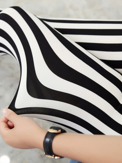 CUHAKCI modes rūtaini apdruka Legingi Sieviešu Sexy Fitness Leggins Režģis Ziedu svītras Bikses ar augstu vidukli Zīmuļu bikses