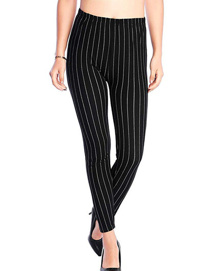 CUHAKCI modes rūtaini apdruka Legingi Sieviešu Sexy Fitness Leggins Režģis Ziedu svītras Bikses ar augstu vidukli Zīmuļu bikses