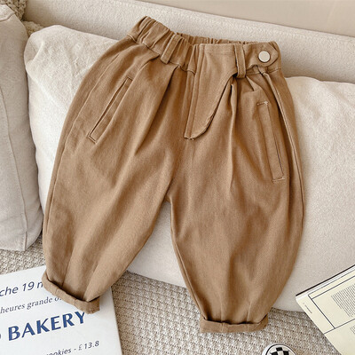 Pavasaris Rudens Bērni Zēniem Zēniem Kovboju Bērnu Apģērbi Džinsiem Ikdienišķiem Bērniem Zēniem Zēniem Izplēstiem Bērnu Džinsiem