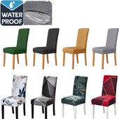 Vízálló székhuzat Spandex elasztikus puha székhuzat olcsón nyomtatható üléstok irodai konyha étkezőhöz, kivehető
