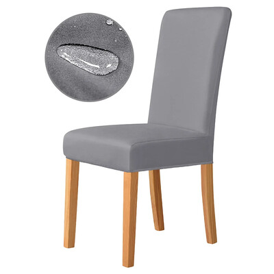 Vízálló székhuzat Spandex elasztikus puha székhuzat olcsón nyomtatható üléstok irodai konyha étkezőhöz, kivehető