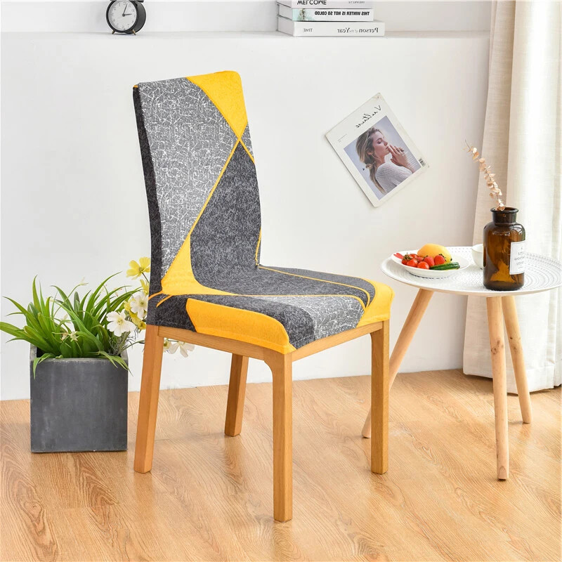 Vízálló székhuzat Spandex elasztikus puha székhuzat olcsón nyomtatható üléstok irodai konyha étkezőhöz, kivehető