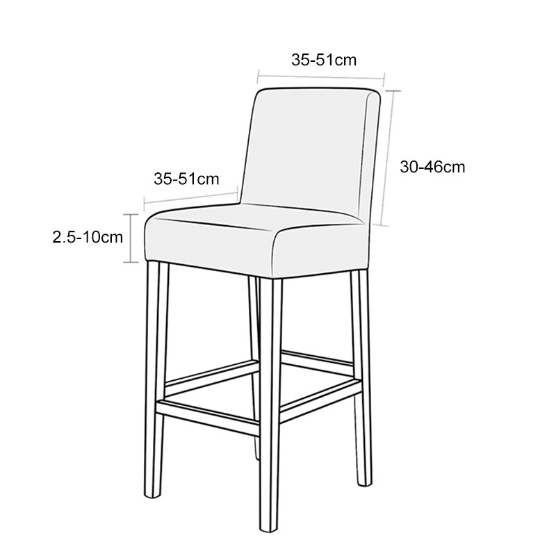 Husă scaun înalt pentru scaun de bar Husă de protecție pentru scaun Husă pentru scaun de mese pentru hotel, banchet, petrecere, restaurant