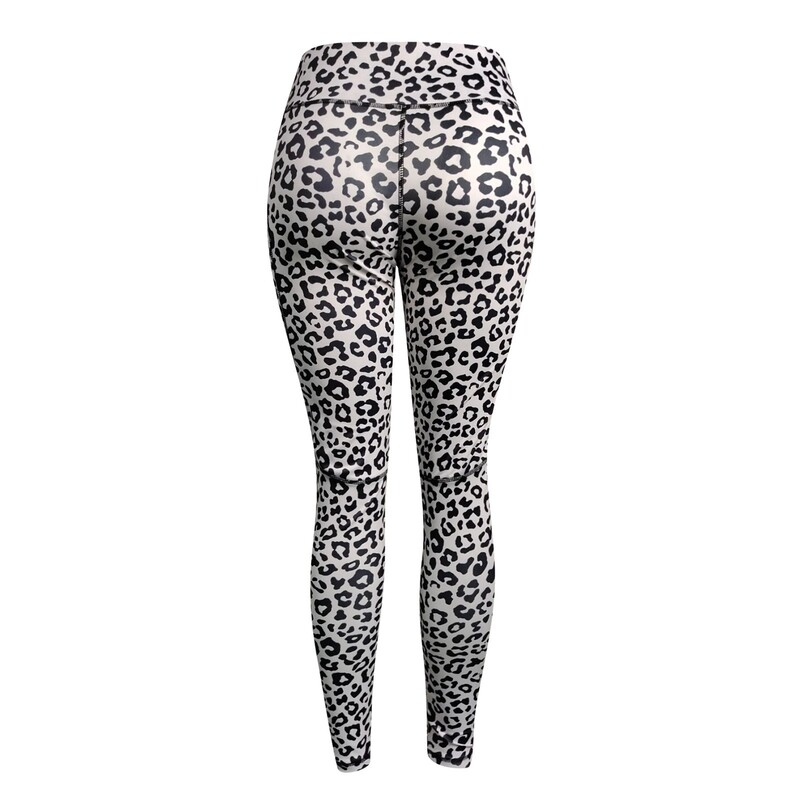Nyári divat Női leggings Vékony, magas derekú rugalmasságú leggings Leopárdmintás leggins Női sportnadrág Pamut leggings