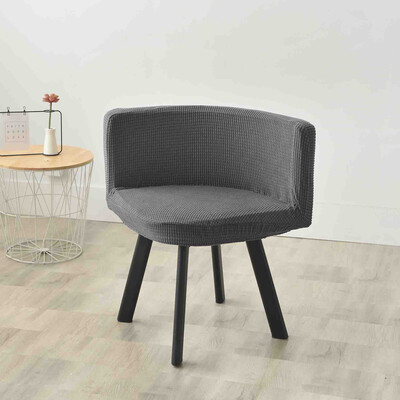 Husă pentru scaun pentru scaun în stil nordic, fleece polar, husă pentru scaun triunghiulară elastică, lavabilă, scaun de birou, hotel, acasă, huse pentru scaune de luat masa
