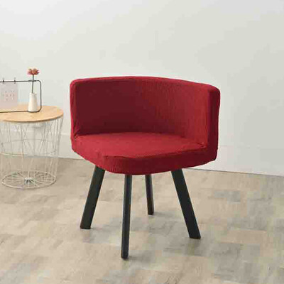 Husă pentru scaun pentru scaun în stil nordic, fleece polar, husă pentru scaun triunghiulară elastică, lavabilă, scaun de birou, hotel, acasă, huse pentru scaune de luat masa