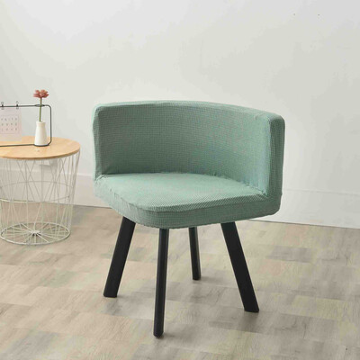 Husă pentru scaun pentru scaun în stil nordic, fleece polar, husă pentru scaun triunghiulară elastică, lavabilă, scaun de birou, hotel, acasă, huse pentru scaune de luat masa