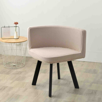 Husă pentru scaun pentru scaun în stil nordic, fleece polar, husă pentru scaun triunghiulară elastică, lavabilă, scaun de birou, hotel, acasă, huse pentru scaune de luat masa