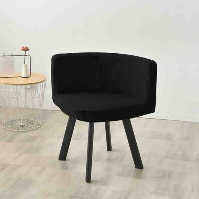 Husă pentru scaun pentru scaun în stil nordic, fleece polar, husă pentru scaun triunghiulară elastică, lavabilă, scaun de birou, hotel, acasă, huse pentru scaune de luat masa