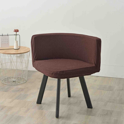 Husă pentru scaun pentru scaun în stil nordic, fleece polar, husă pentru scaun triunghiulară elastică, lavabilă, scaun de birou, hotel, acasă, huse pentru scaune de luat masa