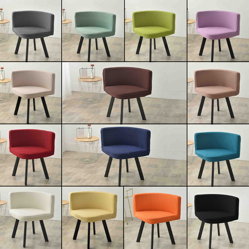 Husă pentru scaun pentru scaun în stil nordic, fleece polar, husă pentru scaun triunghiulară elastică, lavabilă, scaun de birou, hotel, acasă, huse pentru scaune de luat masa