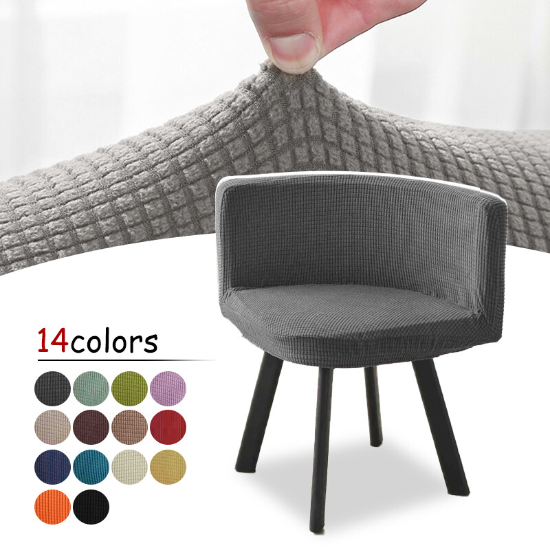 Husă pentru scaun pentru scaun în stil nordic, fleece polar, husă pentru scaun triunghiulară elastică, lavabilă, scaun de birou, hotel, acasă, huse pentru scaune de luat masa