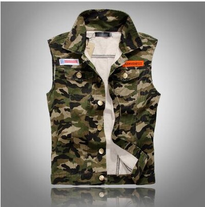 2023 Muški traper prsluk s zakrpama Dizajnerski prsluk s poderanim traperom Muški traper prsluk Muški traperski prsluk bez rukava Pohaban veličina 6XL