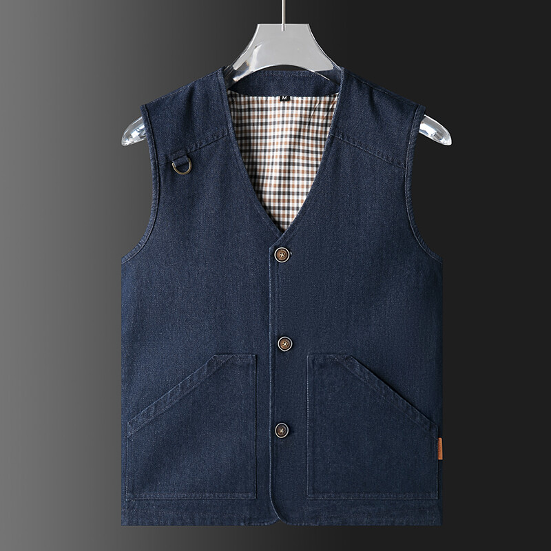 Ārā Kokvilnas jaka bez piedurknēm Modes makšķerēšanas vestes Vīriešu kabatas fotografēšanas veste Ikdienas veste jaka vīriešu liela izmēra 8XL