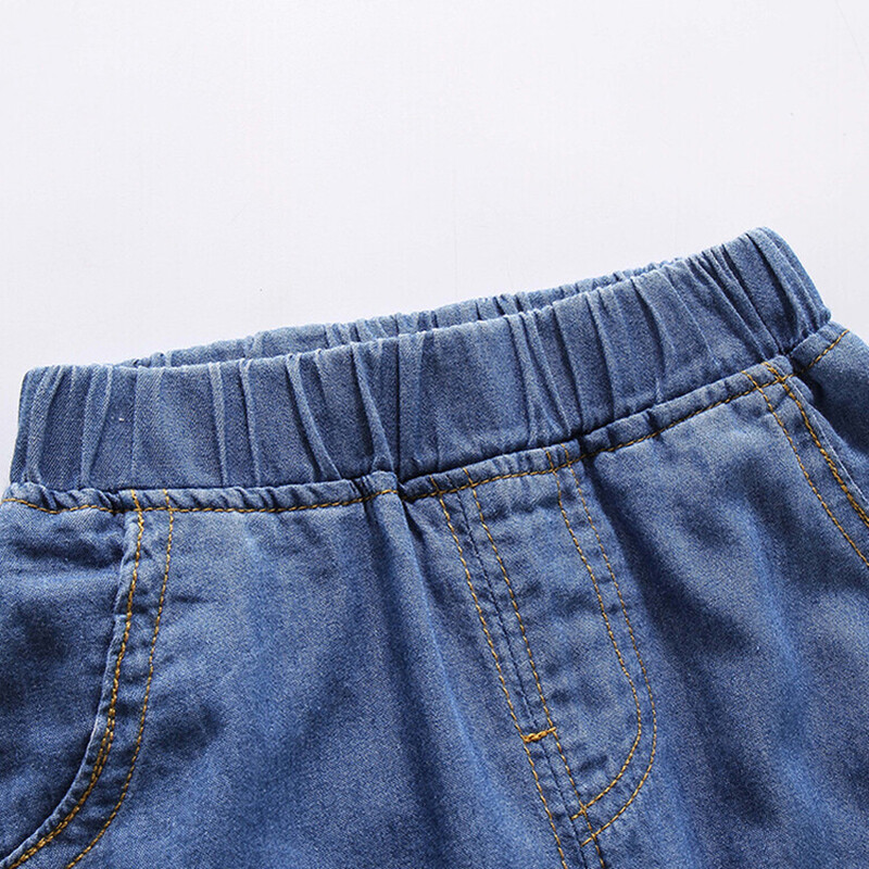 2024 tavaszi és őszi fiúdivat alkalmi címke Lámpás nadrágok Szúnyogálló nadrágok/farmerek 1-6 éves korig