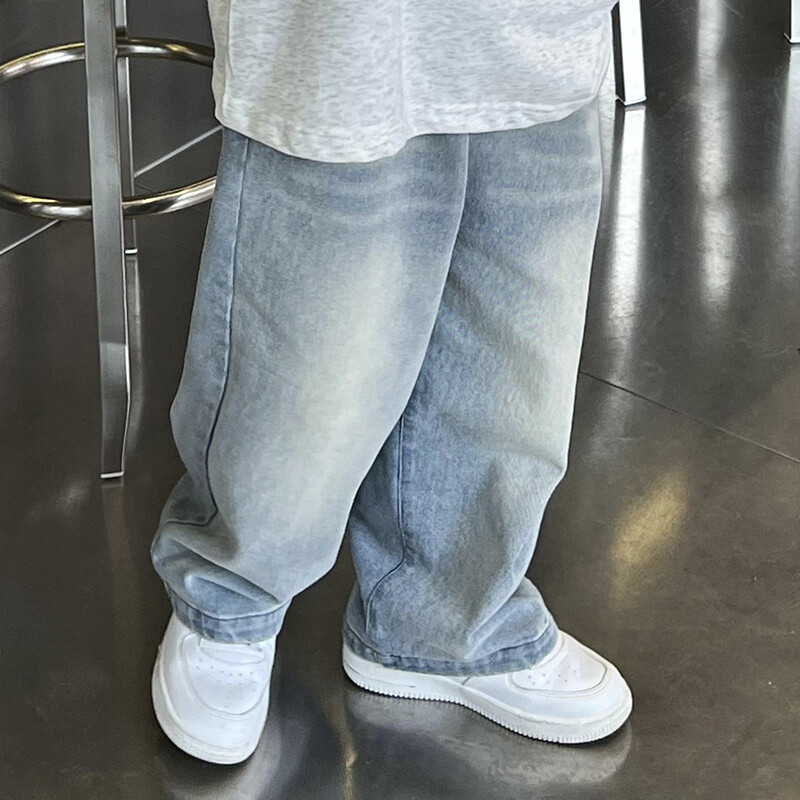 Primavara Toamna Noi Copii Bebeluși Fetițe Băieți Blugi Vintage Moda Copii Pantaloni Casual Denim Blugi Casual Coreeani