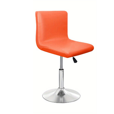 1 vnt. Atsparus vandeniui aliejui ir nešvarumams PU odinis kėdės užvalkalas Nuimamas trumpas nugaros kėdės užvalkalas baro kėdės užvalkalas