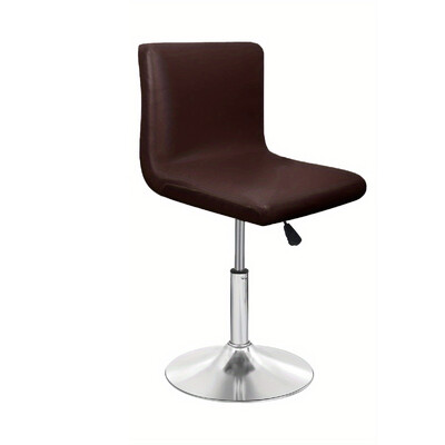 1 vnt. Atsparus vandeniui aliejui ir nešvarumams PU odinis kėdės užvalkalas Nuimamas trumpas nugaros kėdės užvalkalas baro kėdės užvalkalas