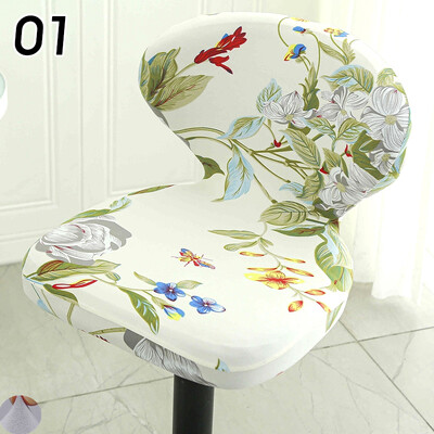 Elastinis baro kėdės užvalkalas Aukštos kėdės kėdės užvalkalas Atlošo sėdynės užvalkalai Dulkėms atsparus nugaros sėdynės restorano viešbučio valgomojo kėdės užvalkalas