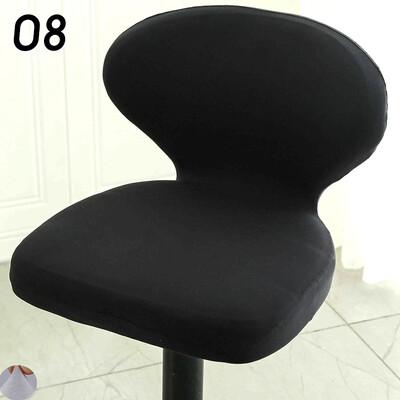 Elastinis baro kėdės užvalkalas Aukštos kėdės kėdės užvalkalas Atlošo sėdynės užvalkalai Dulkėms atsparus nugaros sėdynės restorano viešbučio valgomojo kėdės užvalkalas