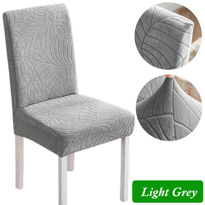 Ūdensnecaurlaidīgs krēsla pārvalks ēdamistabai ar augstu atzveltni ēdamistabas krēsla sēdekļu pārvalki, elastīgi žakarda pārklājumi virtuvei viesnīcā