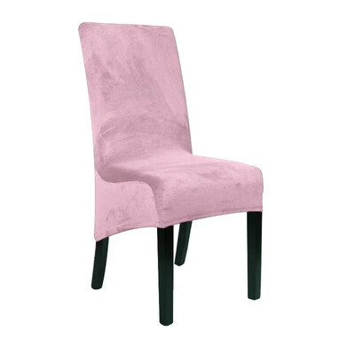 1 bucăți husă pentru scaun cu spate lung, catifea, spandex, husă pentru scaun de sufragerie, husă mare elastică, elastică, pentru husă scaun de banchet de bucătărie