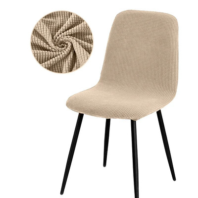 Îngroșați Husă pentru scaune cu spate scurt de culoare solidă Huse pentru scaun Huse pentru scaune pentru bar de hotel Huse pentru scaune din poliester