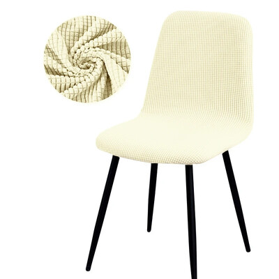 Îngroșați Husă pentru scaune cu spate scurt de culoare solidă Huse pentru scaun Huse pentru scaune pentru bar de hotel Huse pentru scaune din poliester