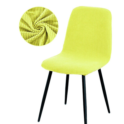 Îngroșați Husă pentru scaune cu spate scurt de culoare solidă Huse pentru scaun Huse pentru scaune pentru bar de hotel Huse pentru scaune din poliester