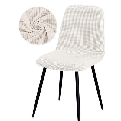 Îngroșați Husă pentru scaune cu spate scurt de culoare solidă Huse pentru scaun Huse pentru scaune pentru bar de hotel Huse pentru scaune din poliester