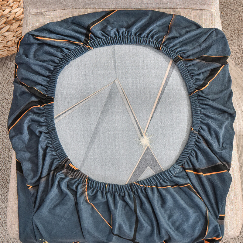 Husă pentru scaun de sufragerie din spandex, 1 buc, elastică, imprimată, din poliester, pentru sufragerie de hotel, birou, banchet, decor acasă