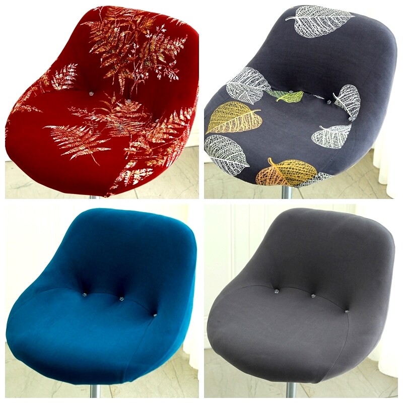 Pénztár Székhuzat Bár Magasszék Forgó Emelő Szállodai zsámolyhuzat Mosható Kivehető Stretch Étkezés Lakberendezés