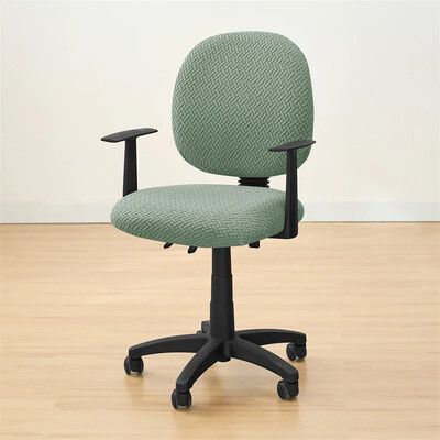 1 készlet Irodai székhuzatok ElasticGaming Székhuzatok Emelő Levehető Számítógépes Fotel Csúszóhuzat Forgó Funda Silla Escritorio