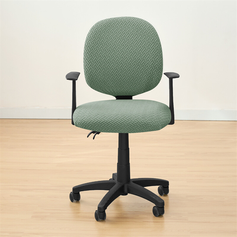 1 készlet Irodai székhuzatok ElasticGaming Székhuzatok Emelő Levehető Számítógépes Fotel Csúszóhuzat Forgó Funda Silla Escritorio