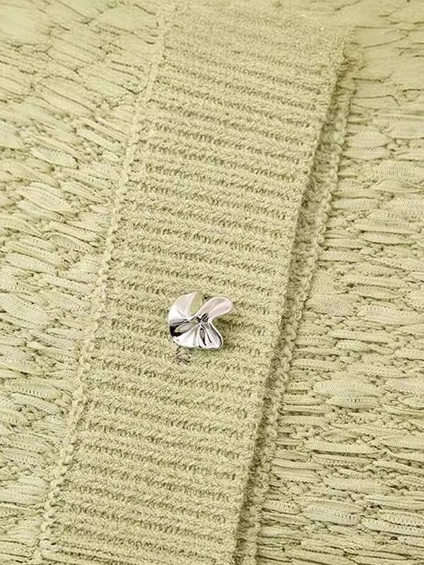 Vestă tricotată cu un singur piept de modă pentru femei, ocazional, cu gâtul O, fără mâneci, pentru femei, Top 2024, toamnă, vestă nouă pentru doamnă High Street