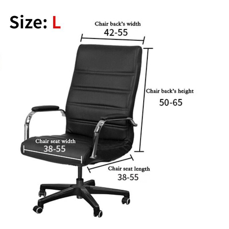 Új bársony irodai számítógépes asztali székhuzatok fotelvédő fekete, kiváló minőségű házi szék, karfa játékos huzatokkal 2024