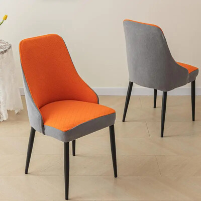 Új típusú hajlított fotelhuzat, rövid támasztékú magas formájú székhuzat étkezőszék huzat székhuzat univerzális típus